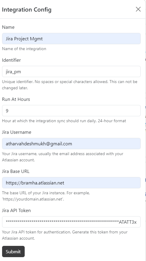 Jira Project Management Integration