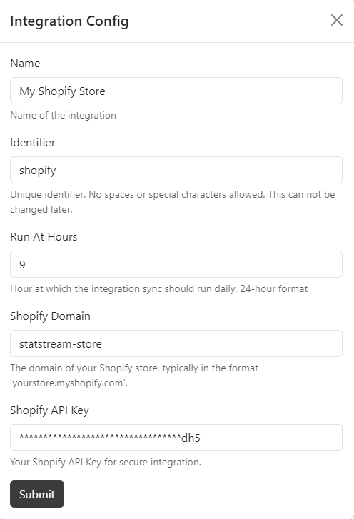 Shopify Integration